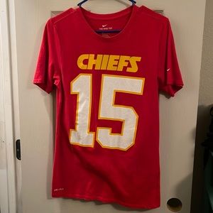 Women’s fit Dri-fit Nike tee. Chiefs- Mahomes Jersey tee. size small.